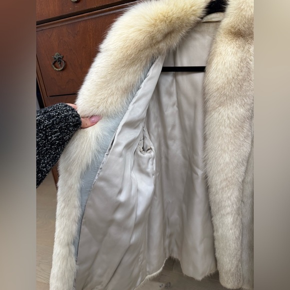 Vintage mink with fox  Fur Coat - Picture 5 of 14